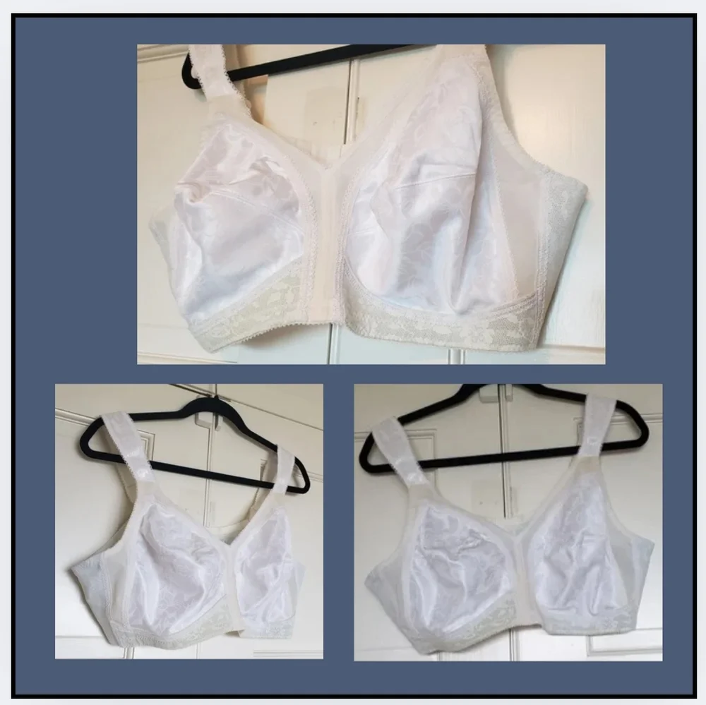 🔥 VTG / NEW / PLAYTEX 18hr BRA / WHITE - Picture 7 of 13